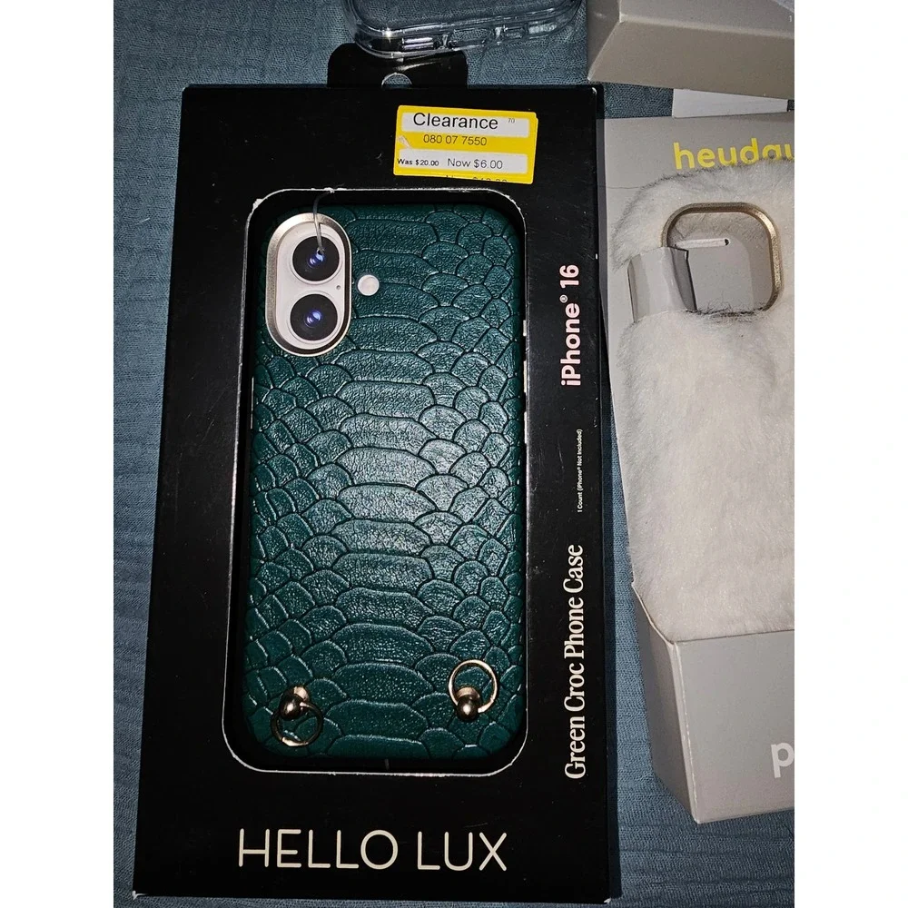 iPhone Case Bundle Hello Lux Heyday iPhone 16 17 Pro Max 15 14 Gemstone Fur Croc